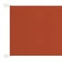 Terracotta vertical awning oxford fabric 100x270 cm by vidaXL, Umbrellas - Ref: Foro24-148353, Price: 22,49 €, Discount: %