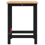 Banco de trabajo rectangular madera maciza roble 100x60x81,5 cm by , Work tables - Ref: Foro24-3309658, Price: 174,16 €, Disc...