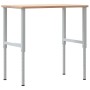 Banco de trabajo rectangular madera maciza 100x60x(71,5-98) cm by , Work tables - Ref: Foro24-3309700, Price: 141,92 €, Disco...
