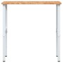 Banco de trabajo rectangular madera maciza 100x60x(71,5-98) cm by , Work tables - Ref: Foro24-3309702, Price: 141,98 €, Disco...