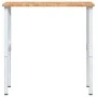 Rechteckiger Massivholzarbeitstisch 100x60x(71,5-98) cm von , Arbeitstische - Ref: Foro24-3309702, Preis: 131,51 €, Rabatt: %