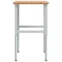 Rechteckiger Massivholzarbeitstisch 100x60x(71,5-98) cm von , Arbeitstische - Ref: Foro24-3309702, Preis: 131,51 €, Rabatt: %