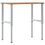 Banco de trabajo rectangular madera maciza 100x60x(71,5-98) cm by , Work tables - Ref: Foro24-3309702, Price: 141,98 €, Disco...