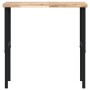 Banco de trabajo rectangular madera maciza 100x60x(73-99,5) cm by , Work tables - Ref: Foro24-3309691, Price: 158,89 €, Disco...