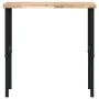 Banco de trabajo rectangular madera maciza 100x60x(73-99,5) cm by , Work tables - Ref: Foro24-3309691, Price: 152,76 €, Disco...