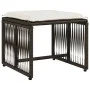 Garten-Essgruppe, 7-teilig, mit braunen Polstern aus synthetischem Rattan. von , Gartensets - Ref: Foro24-369010, Preis: 342,...