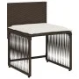 7-piece garden dining set with brown synthetic rattan cushions by , Garden sets - Ref: Foro24-369010, Price: 342,87 €, Discou...