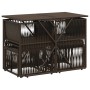 Garten-Essgruppe, 7-teilig, mit braunen Polstern aus synthetischem Rattan. von , Gartensets - Ref: Foro24-369010, Preis: 262,...