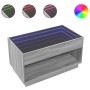 Mitteltisch mit Infinity LED in Grau Sonoma 90x50x50 cm von , Couchtisch - Ref: Foro24-847670, Preis: 119,77 €, Rabatt: %