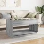 Coffee table with Infinity LED gray Sonoma 90x50x50 cm by , Coffee table - Ref: Foro24-847670, Price: 118,16 €, Discount: %