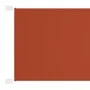 Vertical awning in terracotta color, made of Oxford fabric, measuring 100x360 cm. by vidaXL, Umbrellas - Ref: Foro24-148354, ...
