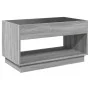 Coffee table with Infinity LED gray Sonoma 90x50x50 cm by , Coffee table - Ref: Foro24-847670, Price: 118,16 €, Discount: %