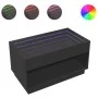 Mittelkonsole mit Infinity LED Schwarz 90x50x50 cm von , Couchtisch - Ref: Foro24-847666, Preis: 118,01 €, Rabatt: %