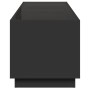 Mesa de centro con Infinity LED negro 90x50x50 cm de , Mesas de centro - Ref: Foro24-847666, Precio: 123,31 €, Descuento: %