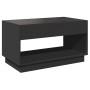 Mesa de centro con Infinity LED negro 90x50x50 cm de , Mesas de centro - Ref: Foro24-847666, Precio: 123,31 €, Descuento: %
