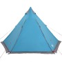 Tienda de campaña familiar tipi 6 personas impermeable azul de , Tiendas de campaña - Ref: Foro24-4009439, Precio: 131,15 €