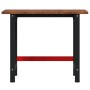 Rectangular solid oak workbench 100x60x81.5 cm by , Work tables - Ref: Foro24-3309659, Price: 177,95 €, Discount: %