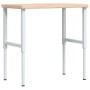 Rectangular solid wood workbench 100x60x(73-99.5) cm by , Work tables - Ref: Foro24-3309701, Price: 178,39 €, Discount: %