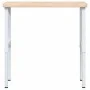 Banco de trabajo rectangular madera maciza 100x60x(73-99,5) cm de , Mesas de trabajo - Ref: Foro24-3309701, Precio: 168,77 €,...