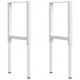 Banco de trabajo rectangular madera maciza 100x60x(73-99,5) cm de , Mesas de trabajo - Ref: Foro24-3309701, Precio: 168,77 €,...