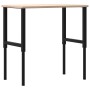 Rectangular solid wood workbench 100x60x(71.5-98) cm by , Work tables - Ref: Foro24-3309678, Price: 137,79 €, Discount: %