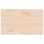 Rectangular solid wood workbench 100x60x(71.5-98) cm by , Work tables - Ref: Foro24-3309678, Price: 132,57 €, Discount: %