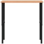Rectangular solid wood workbench 100x60x(71.5-98) cm by , Work tables - Ref: Foro24-3309684, Price: 142,13 €, Discount: %