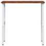 Rectangular solid wood workbench 100x60x(71.5-98) cm by , Work tables - Ref: Foro24-3309703, Price: 146,33 €, Discount: %