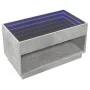 Mesa de centro con Infinity LED gris hormigón 90x50x50 cm by , Coffee table - Ref: Foro24-847668, Price: 117,55 €, Discount: %