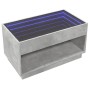 Mesa de centro con Infinity LED gris hormigón 90x50x50 cm by , Coffee table - Ref: Foro24-847668, Price: 119,21 €, Discount: %