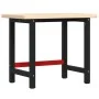 Banco de trabajo rectangular madera maciza roble 100x60x83 cm by , Work tables - Ref: Foro24-3309657, Price: 190,37 €, Discou...