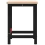 Banco de trabajo rectangular madera maciza roble 100x60x83 cm by , Work tables - Ref: Foro24-3309657, Price: 190,37 €, Discou...