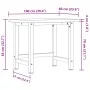 Banco de trabajo rectangular madera maciza roble 100x60x83 cm by , Work tables - Ref: Foro24-3309657, Price: 190,37 €, Discou...