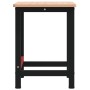 Banco de trabajo rectangular madera maciza roble 100x60x81,5 cm by , Work tables - Ref: Foro24-3309660, Price: 165,32 €, Disc...