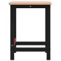 Banco de trabajo rectangular madera maciza roble 100x60x81,5 cm by , Work tables - Ref: Foro24-3309660, Price: 158,11 €, Disc...