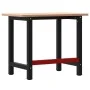 Banco de trabajo rectangular madera maciza roble 100x60x81,5 cm by , Work tables - Ref: Foro24-3309660, Price: 158,11 €, Disc...
