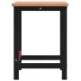 Banco de trabajo rectangular madera maciza roble 100x60x81,5 cm de , Mesas de trabajo - Ref: Foro24-3309662, Precio: 168,24 €...
