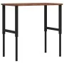 Banco de trabajo rectangular madera maciza 100x60x(71,5-98) cm by , Work tables - Ref: Foro24-3309681, Price: 142,91 €, Disco...