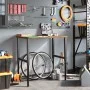 Rechteckiger Massivholzarbeitstisch 100x60x(71,5-98) cm von , Arbeitstische - Ref: Foro24-3309681, Preis: 143,69 €, Rabatt: %