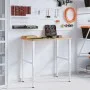 Banco de trabajo rectangular madera maciza 100x60x(71,5-98) cm by , Work tables - Ref: Foro24-3309706, Price: 139,45 €, Disco...