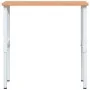 Banco de trabajo rectangular madera maciza 100x60x(71,5-98) cm by , Work tables - Ref: Foro24-3309706, Price: 139,45 €, Disco...