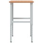 Banco de trabajo rectangular madera maciza 100x60x(71,5-98) cm by , Work tables - Ref: Foro24-3309706, Price: 141,64 €, Disco...