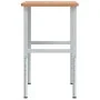 Banco de trabajo rectangular madera maciza 100x60x(71,5-98) cm by , Work tables - Ref: Foro24-3309706, Price: 139,45 €, Disco...