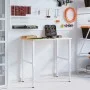 Banco de trabajo rectangular madera maciza 100x60x(71,5-98) cm de , Mesas de trabajo - Ref: Foro24-3309704, Precio: 129,83 €,...
