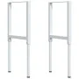 Banco de trabajo rectangular madera maciza 100x60x(71,5-98) cm de , Mesas de trabajo - Ref: Foro24-3309704, Precio: 129,83 €,...