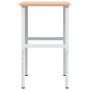 Banco de trabajo rectangular madera maciza 100x60x(71,5-98) cm by , Work tables - Ref: Foro24-3309704, Price: 134,95 €, Disco...