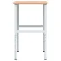 Banco de trabajo rectangular madera maciza 100x60x(71,5-98) cm de , Mesas de trabajo - Ref: Foro24-3309704, Precio: 129,83 €,...