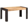 Mesa de comedor de madera maciza de mango 160x80x76 cm de , Mesas de cocina y de comedor - Ref: Foro24-3060199, Precio: 361,5...