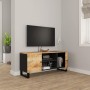 Mueble de TV madera maciza de mango 105x33x46 cm de , Muebles TV - Ref: Foro24-345220, Precio: 126,98 €, Descuento: %