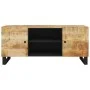 Solid mango wood TV stand 105x33x46 cm by , TV Furniture - Ref: Foro24-345220, Price: 124,82 €, Discount: %